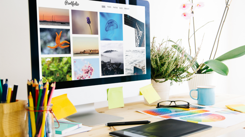 ポートフォリオを作成している最中